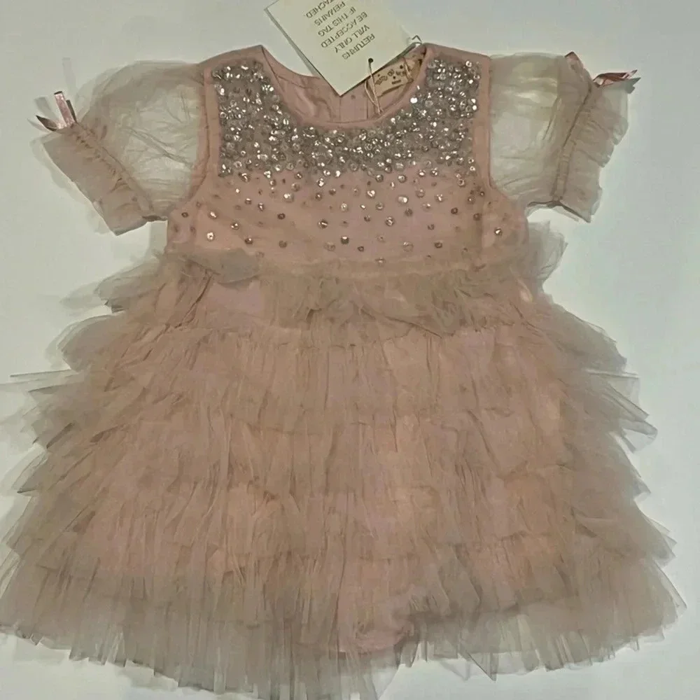 Tutu Du Monde Dress color Petal size 6-12 Months nwt